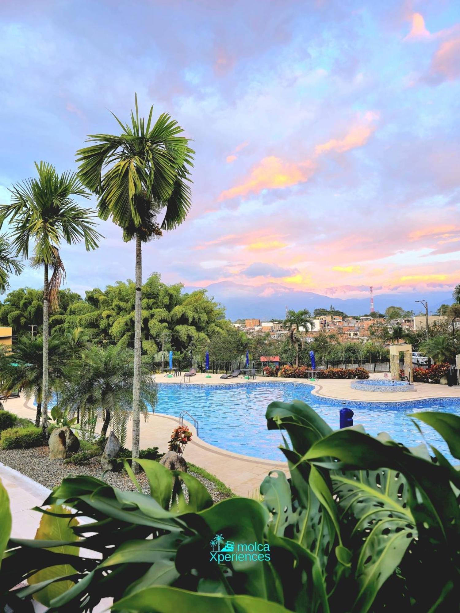 Apartamento Privado Vacacional A 5M Del Aeropuerto, 20 Minutos Del Parque Del Cafe Y Centro De Armenia Con 4 Piscinas, 3 Jacuzzi, Sauna By Molca Xperiences 2H Exterior foto